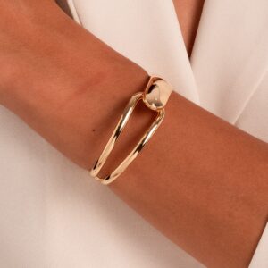 Bracelete Dourado Elegance Bold