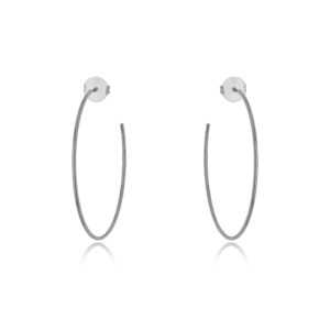Brinco Argola Prata Minimalista
