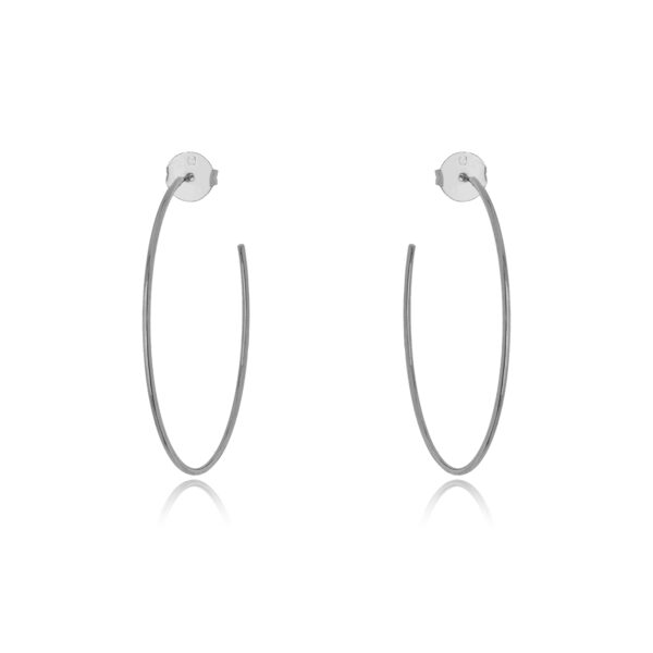 Brinco Argola Prata Minimalista
