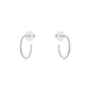Brinco Argola Prata Moonlight