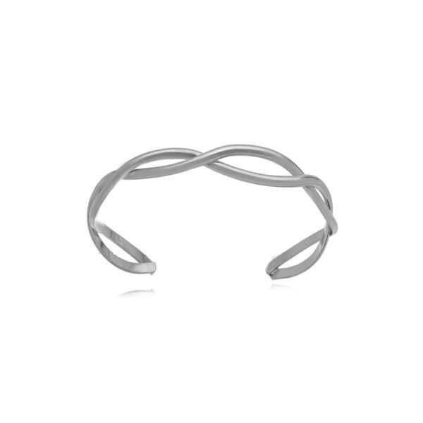 Bracelete Ródio Infinity Molecular