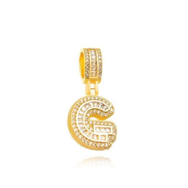 Pingente Letra Personalizada - Banho de Ouro 18K