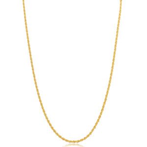 Choker Dourado Trançado 40cm