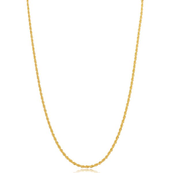 Choker Dourado Trançado 40cm