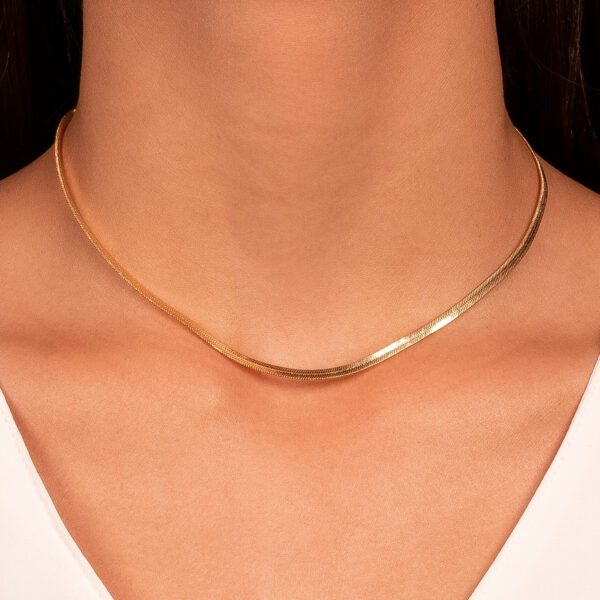 Choker Dourado Serpente - Imagem 2